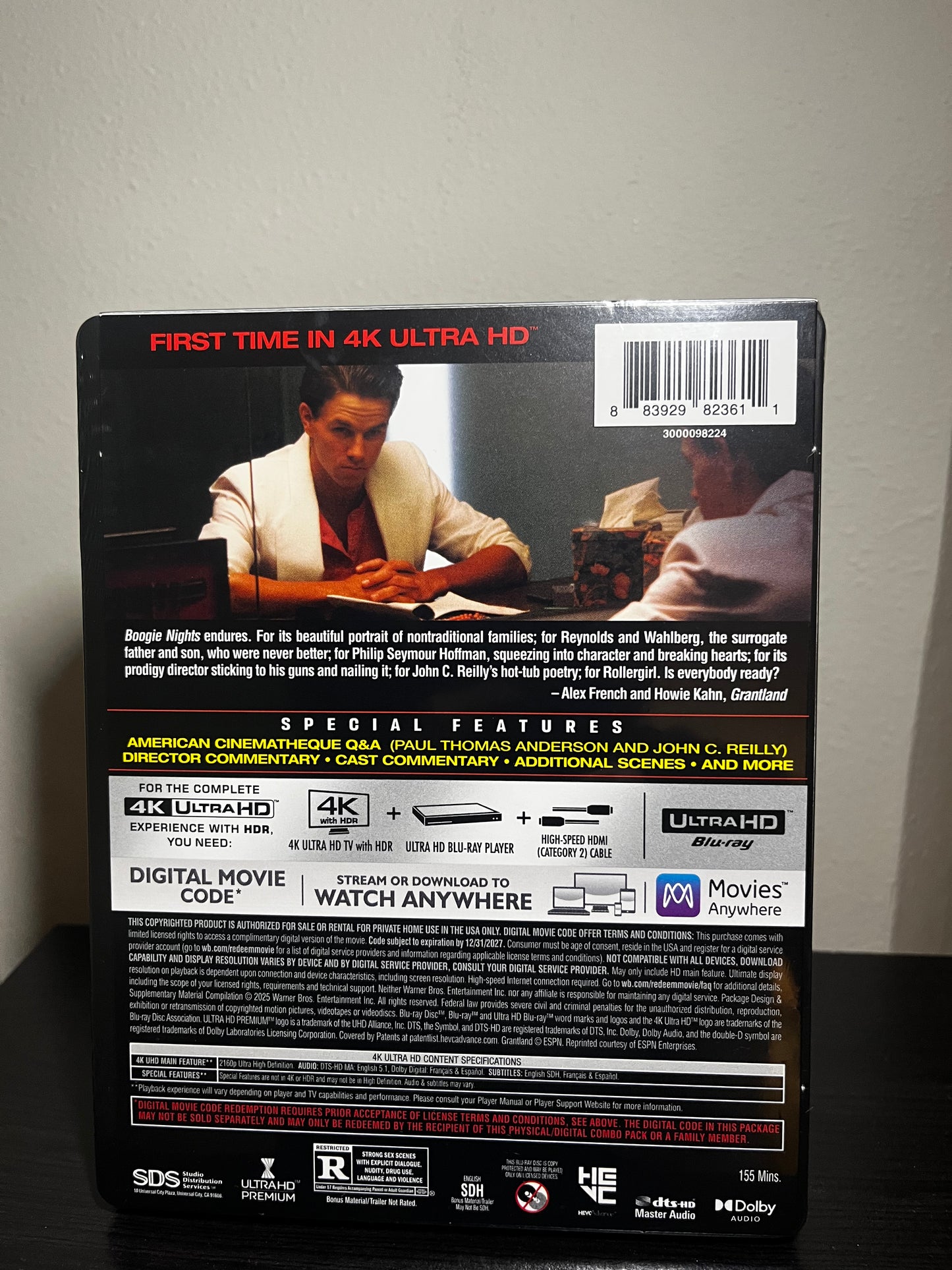 [Nuevo] Boogie Nights 4K SteelBook Edición Limitada + Código Digital