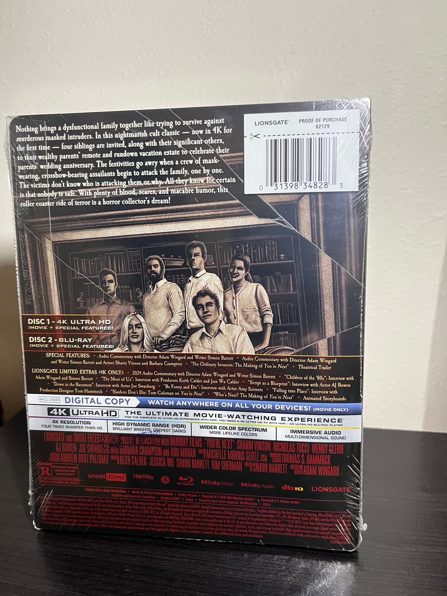 [Nuevo] You're Next 4K SteelBook + Blu-ray + Código Digital