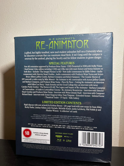 [Nuevo] Re-Animator Película 4K Edición Limitada + Blu-ray