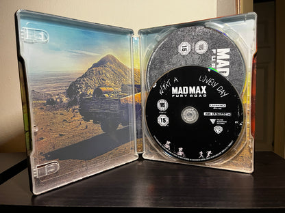 [Usado] Mad Max Fury Road Edición Limitada 4K Steelbook + Blu-ray