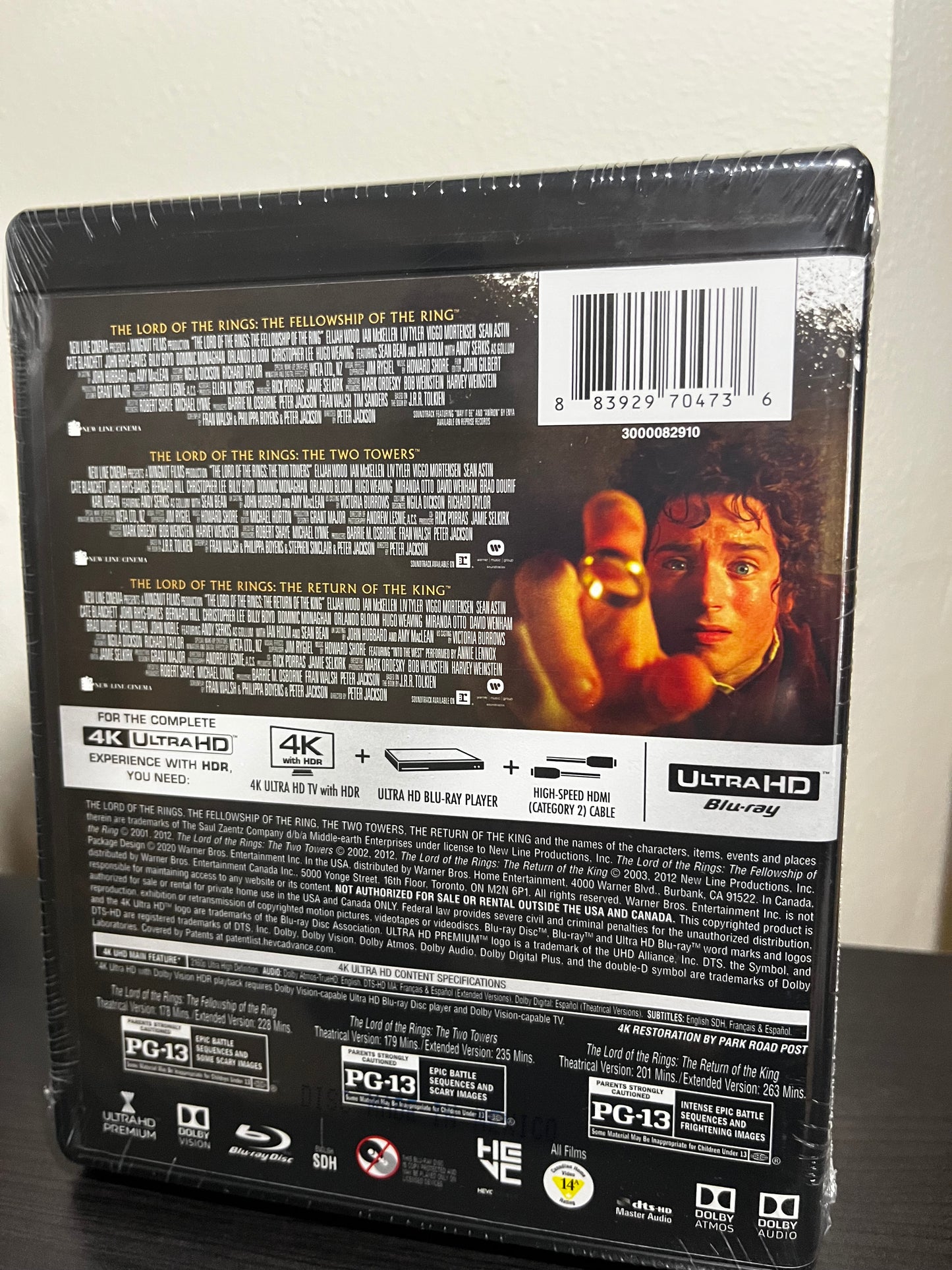 [Nuevo] Lord of the Rings Trílogia Películas 4K