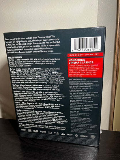 [Nuevo] A Better Tomorrow Trilogía Películas 4K + Blu-ray