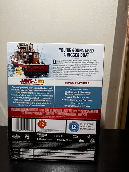 [Nuevo] Jaws Steelbook 4K Edición Limitada 50 Aniversario + Blu-ray