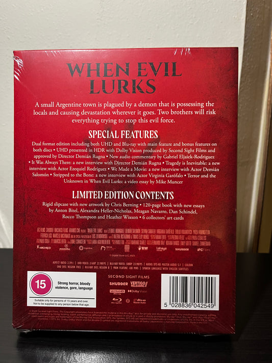 [Nuevo] When Evil Lurks Pelicula 4K Edición Limitada + Blu-ray