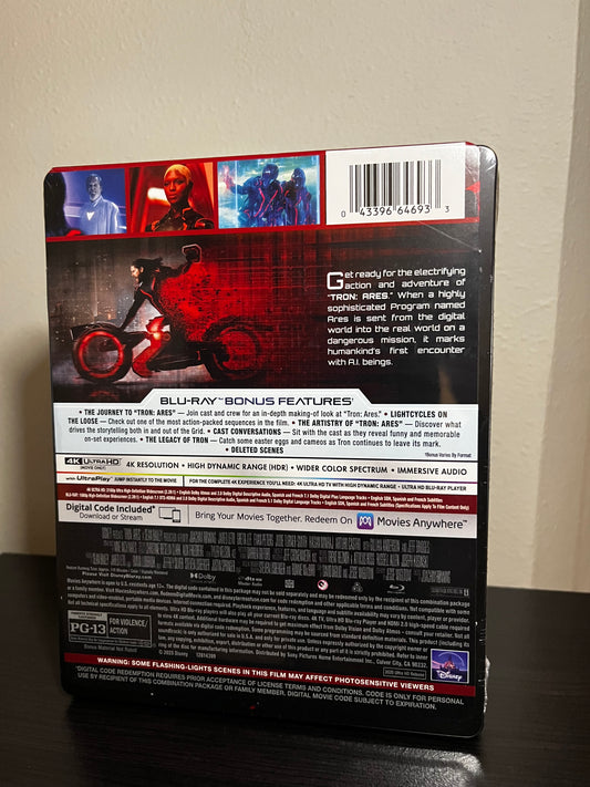 [Nuevo] Tron Ares 4K Steekbook + Blu-ray + Código Digital
