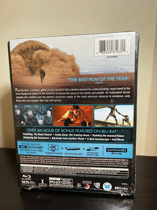 [Nuevo] Dune Part 1 Steelbook 4K Edición Glow In The Dark + Blu-ray