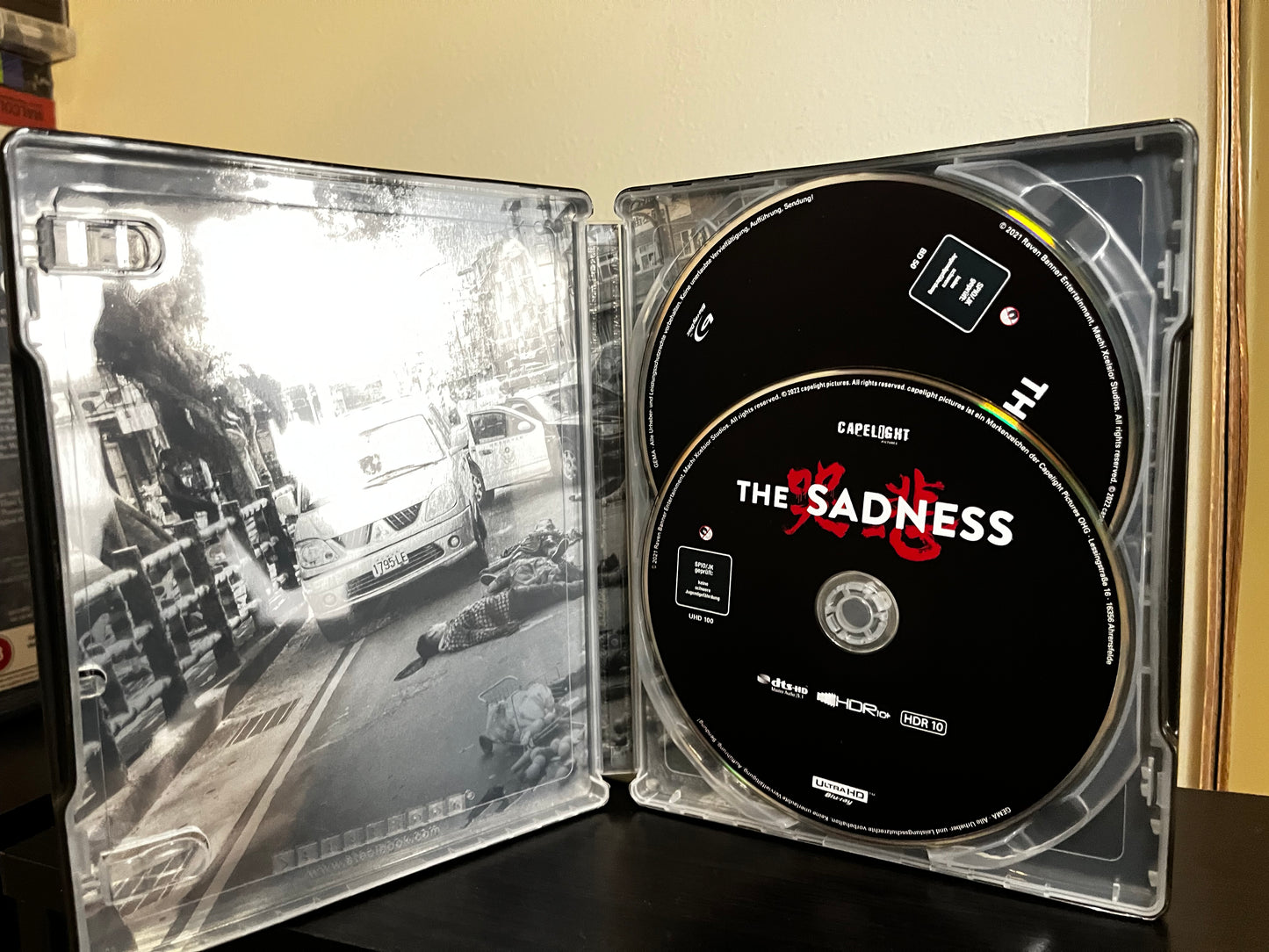 [Usado] The Sadness 4K Steelbook + Blu-ray