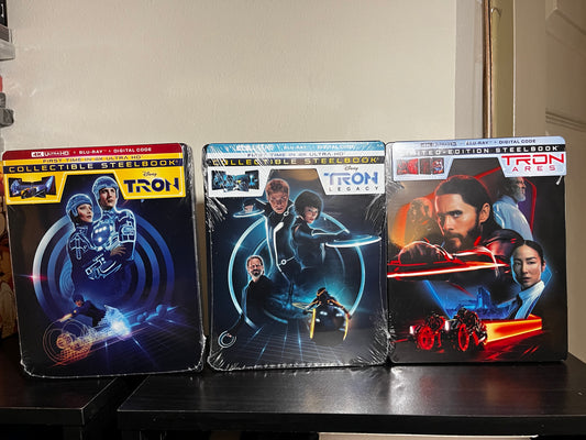 [Nuevo] Trilogía Tron 4K Steelboks + Blu-ray + Código Digital