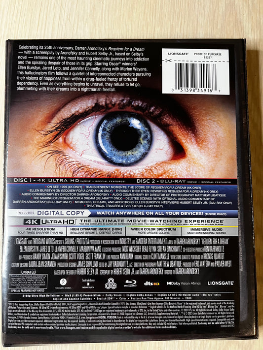 Requiem For A Dream Película 4K Lenticular + Blu-ray