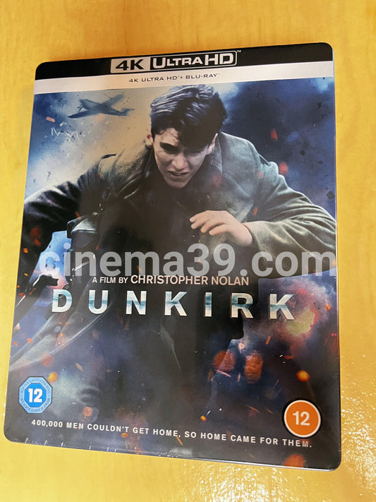 Dunkirk Steelbook 4K Importado UK + Blu-ray