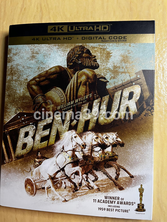 Ben-Hur Película 4K + Digital Con Slip