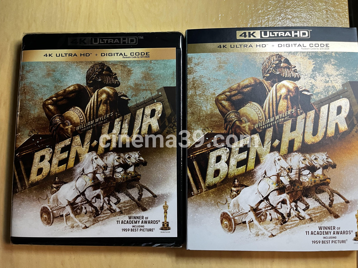 Ben-Hur Película 4K + Digital Con Slip