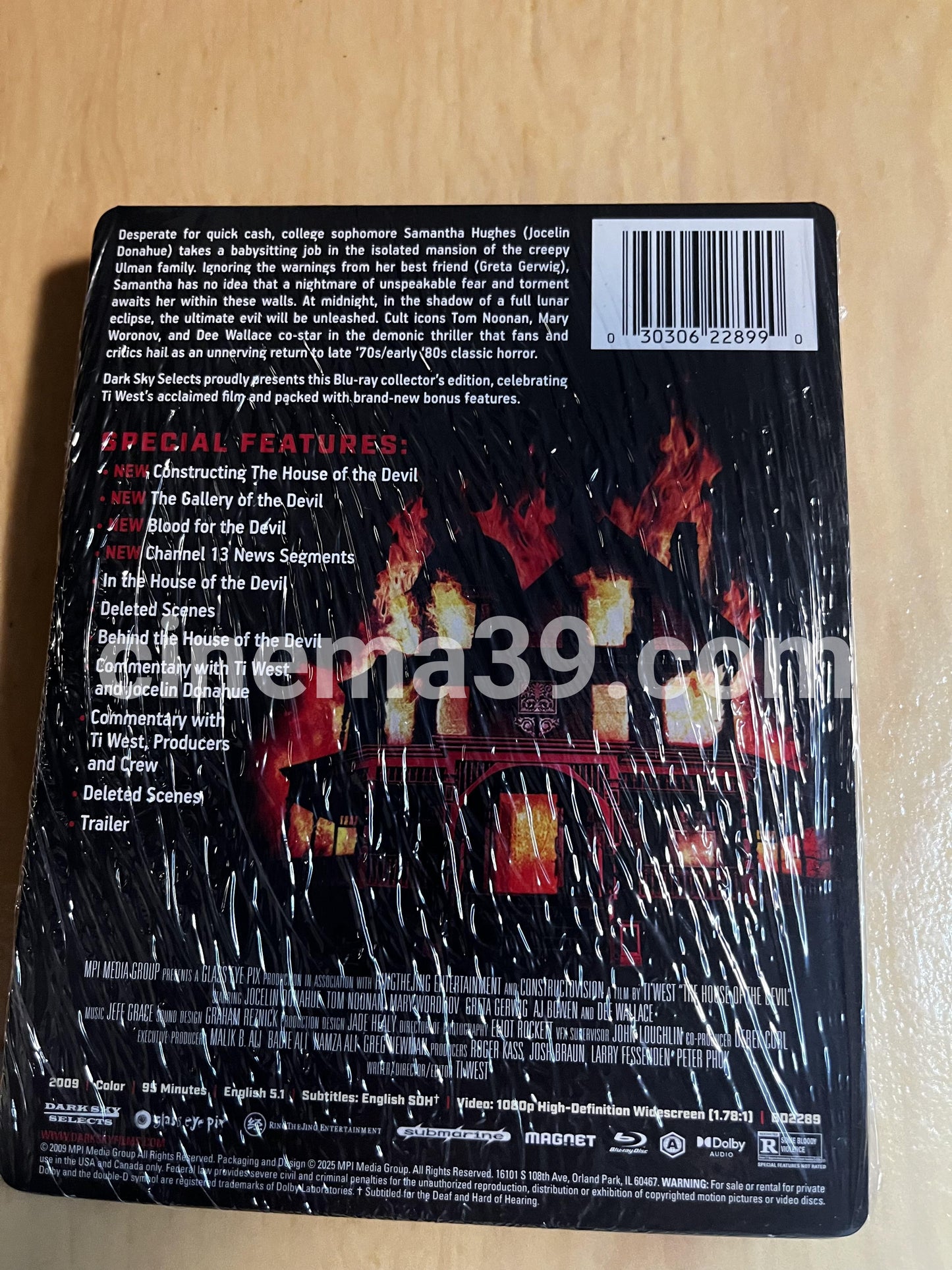The House Of The Devil Blu-ray Steelbook