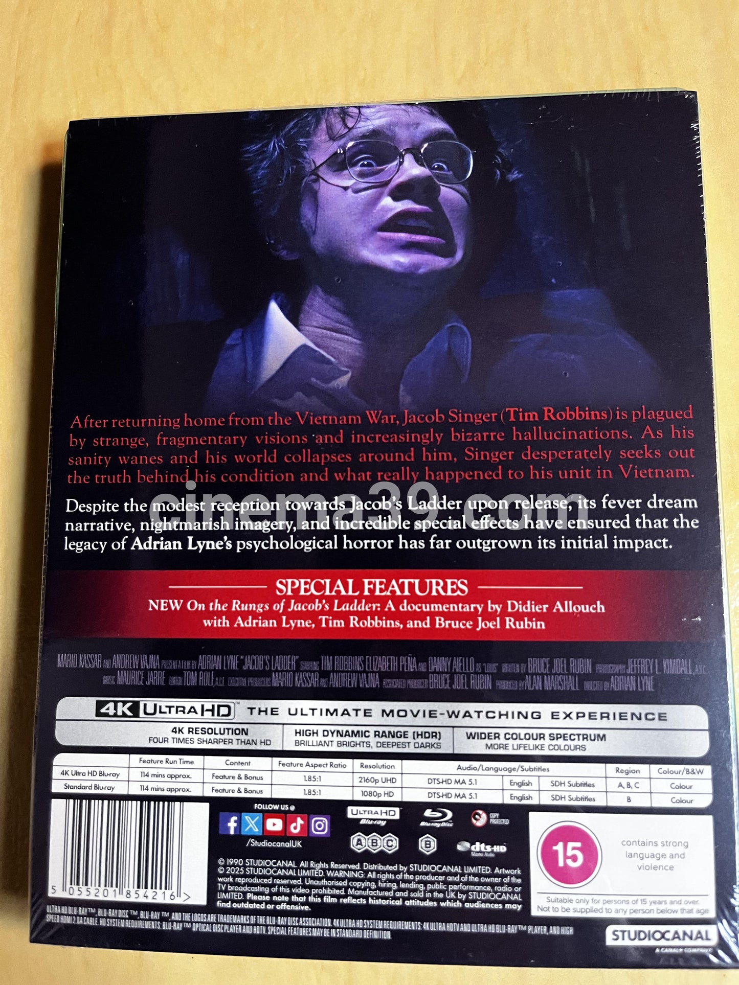 Jacob's Ladder Steelbook 4k Edición Limitada
