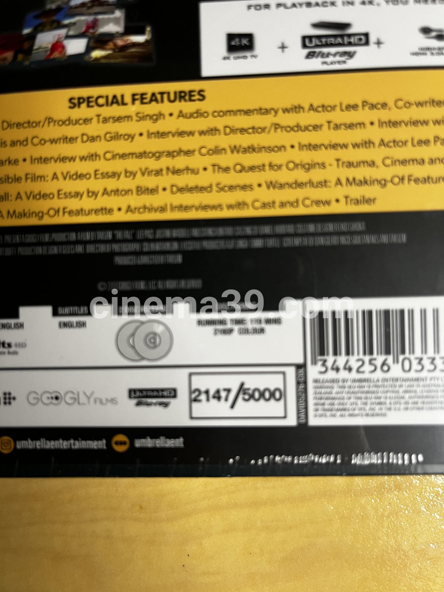 The Fall Película 4K Collector Edition