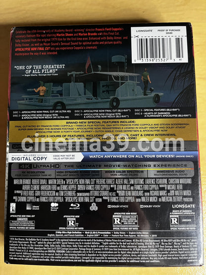 Apocalypse Now: Final Cut Película 4K Set 6 Discos