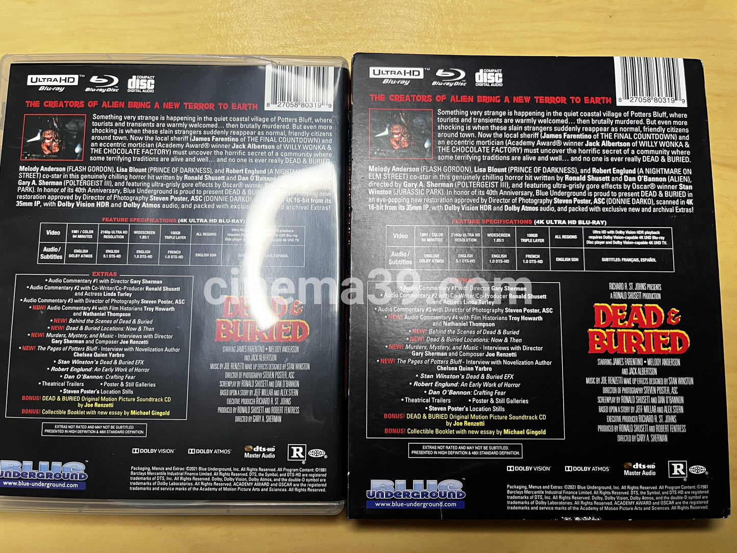 Dead and Buried Pelicula 4K con Slip Lenticular