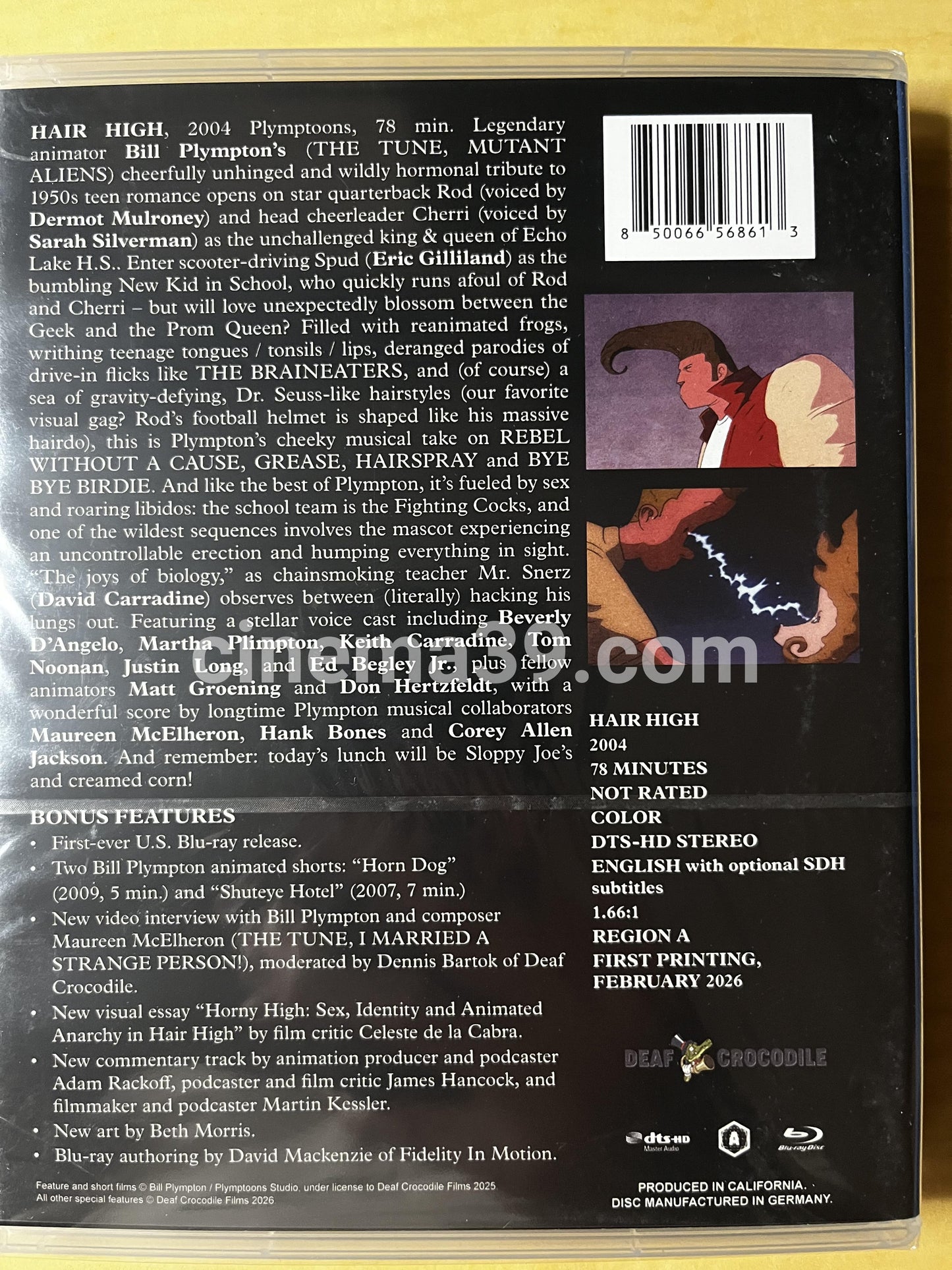 Hair High Película Blu-ray Edición Estándar