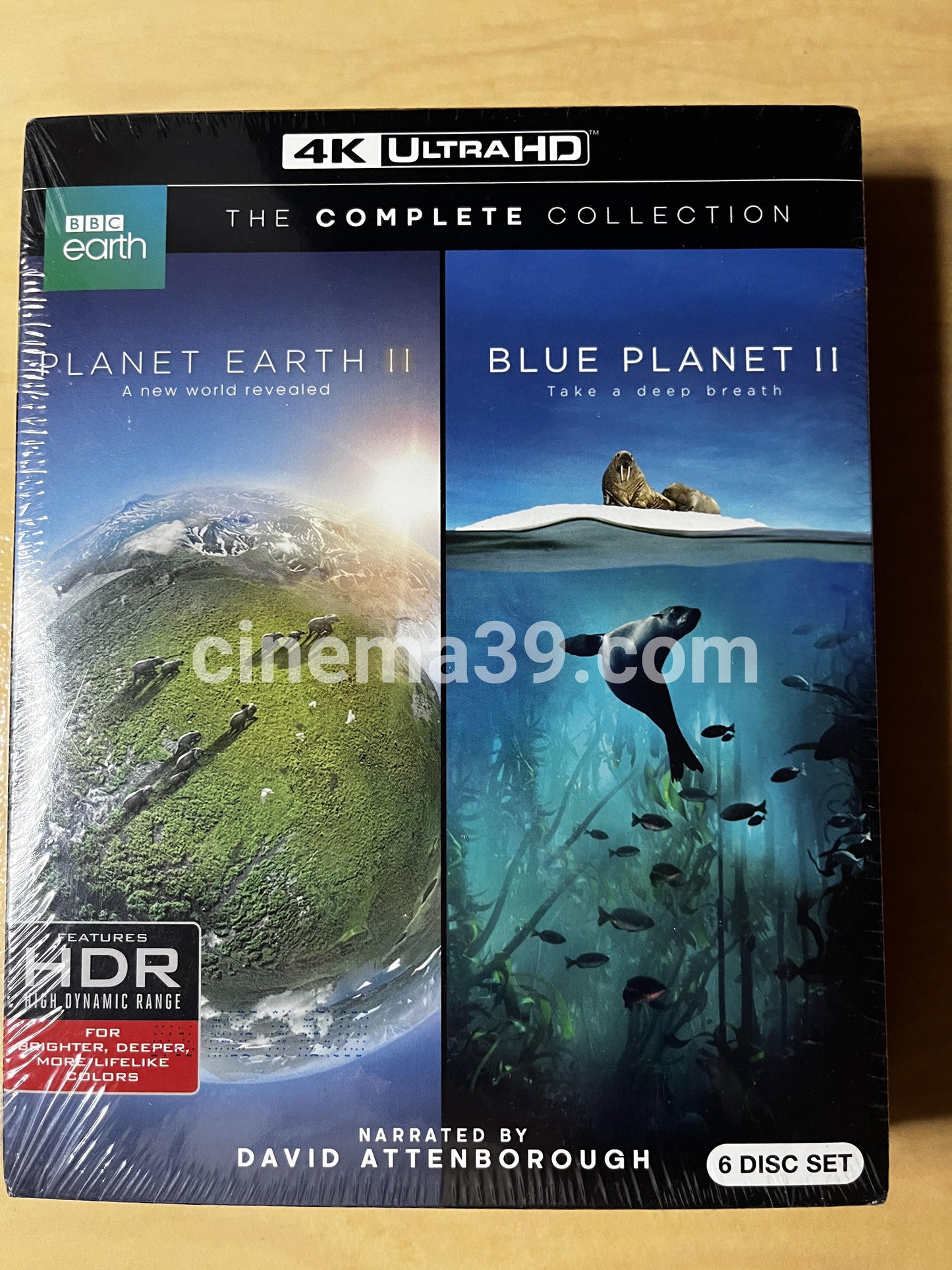 Planet Earth II y Blue Planet II: La Colecciòn Documental 4K