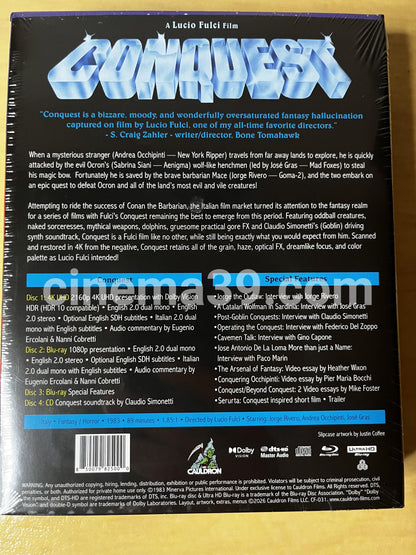 Conquest Película 4K + Blu-ray + CD
