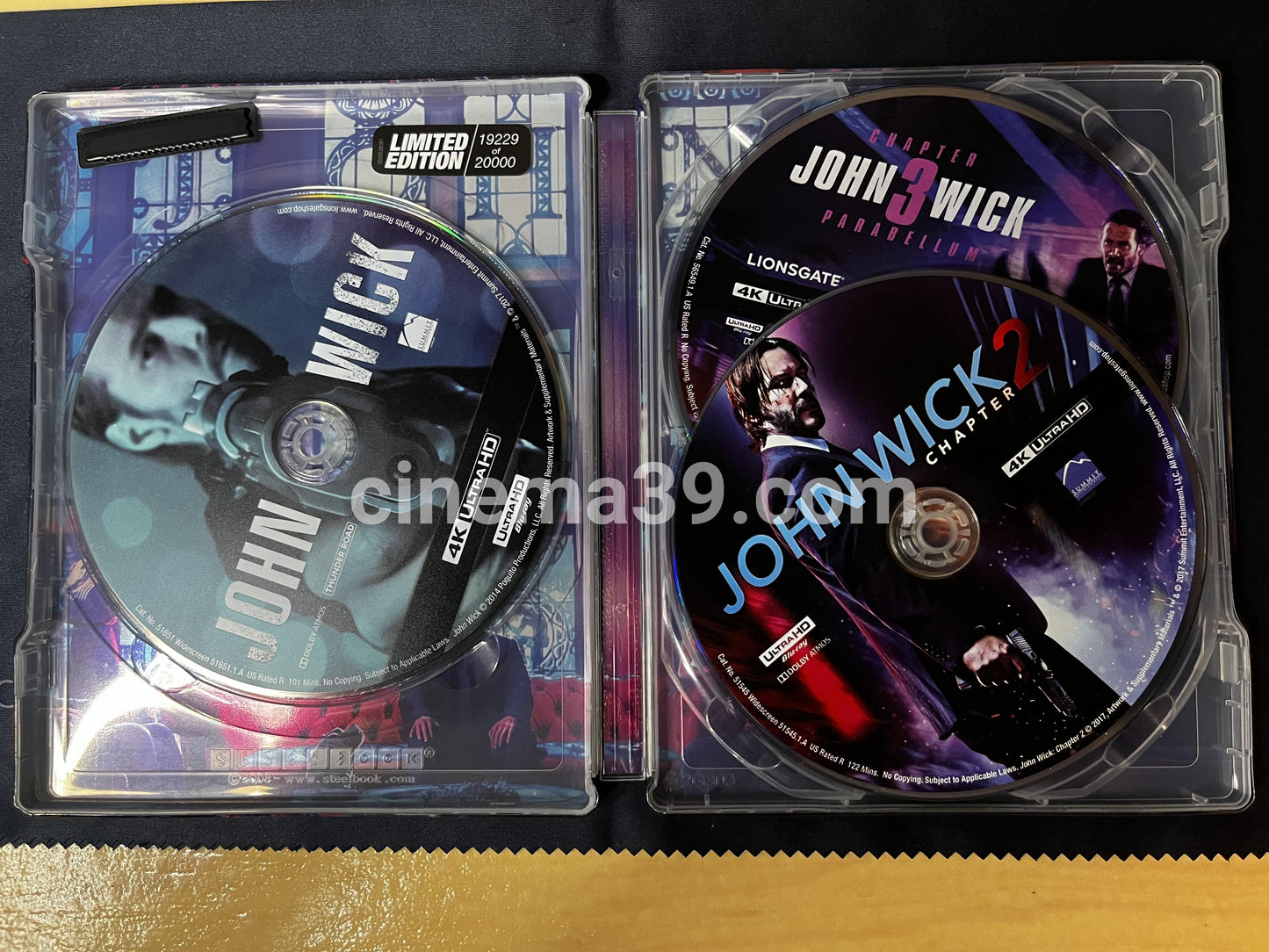 John Wick Trilogía Steelbook 4K