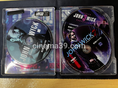 John Wick Trilogía Steelbook 4K