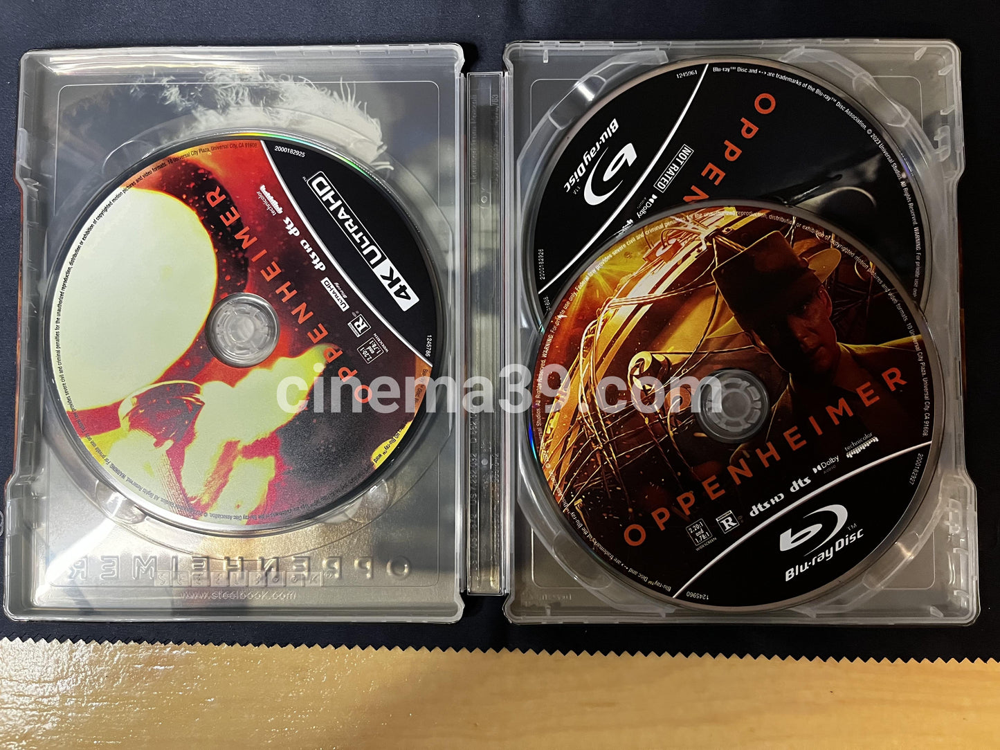 Oppenheimer 4K Steelbook + Blu-ray