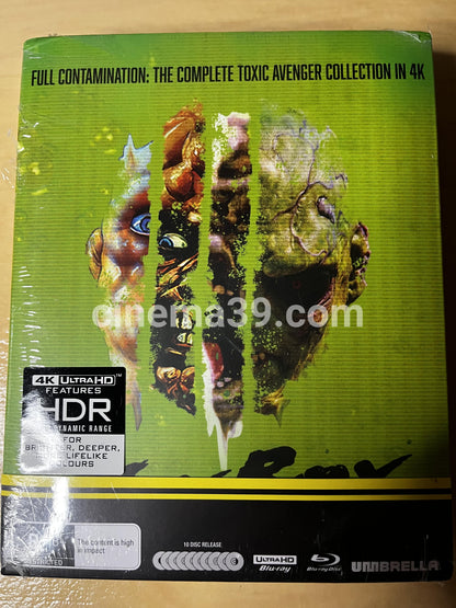 Toxic Avenger Colección Completa 4K + Blu-ray  (The Tox Box)