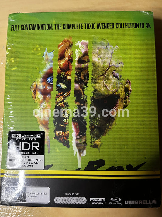 Toxic Avenger Colección Completa 4K + Blu-ray  (The Tox Box)
