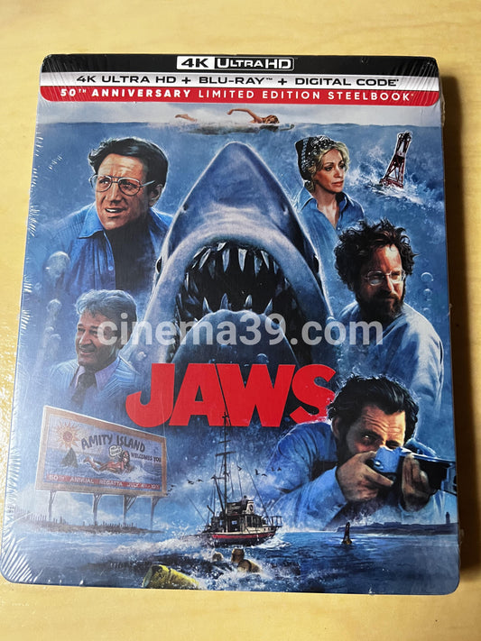 Jaws 4K Steelbook + Blu-ray + Digital Edición 50 Aniversario