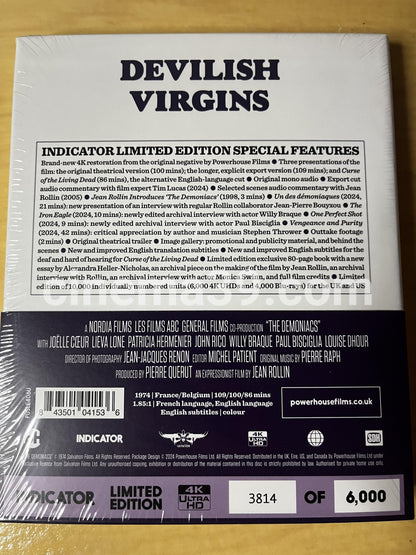 The Demoniacs Película 4K Edición Limitada Indicator