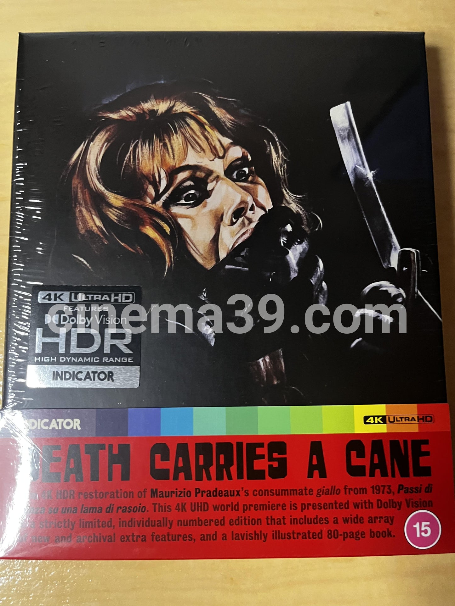 Death Carries a Cane Película 4K Edición Limitada Indicator
