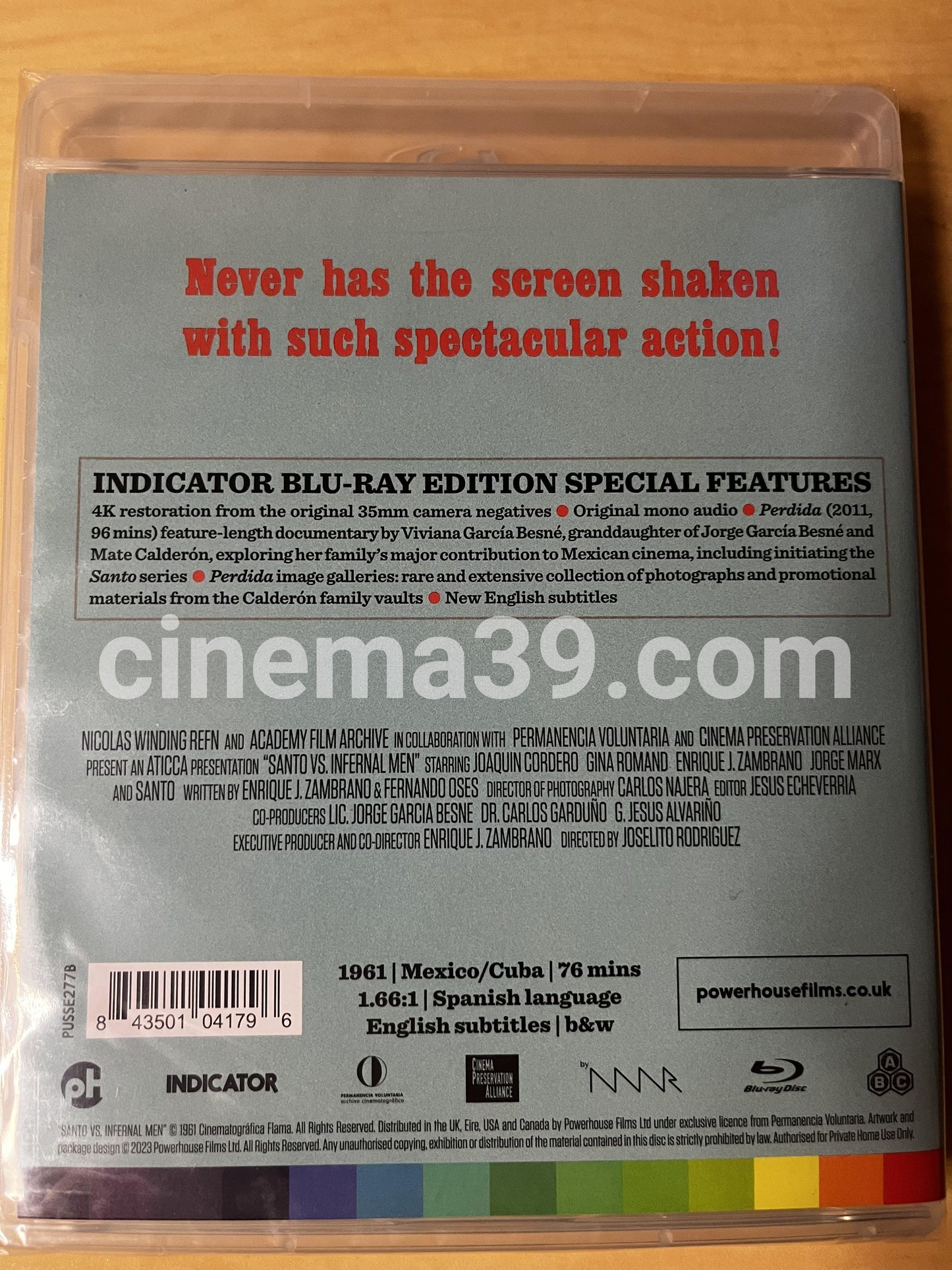 Santo Contra Hombres Infernales Película Blu-ray Edición Estándard Indicator