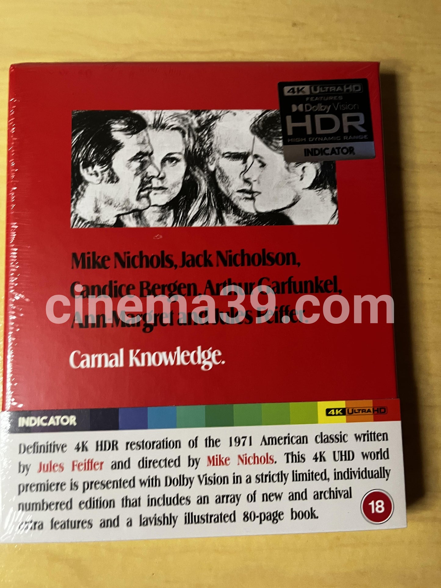Carnal Knowledge Película 4K Edición Limitada Indicator