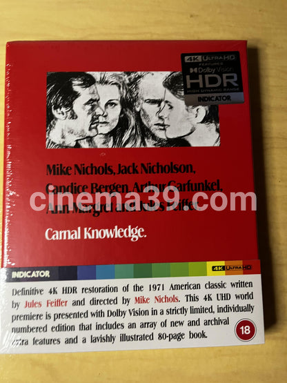 Carnal Knowledge Película 4K Edición Limitada Indicator