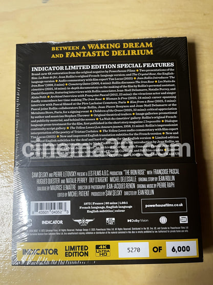 The Iron Rose Película 4K Edición Limitada Indicator