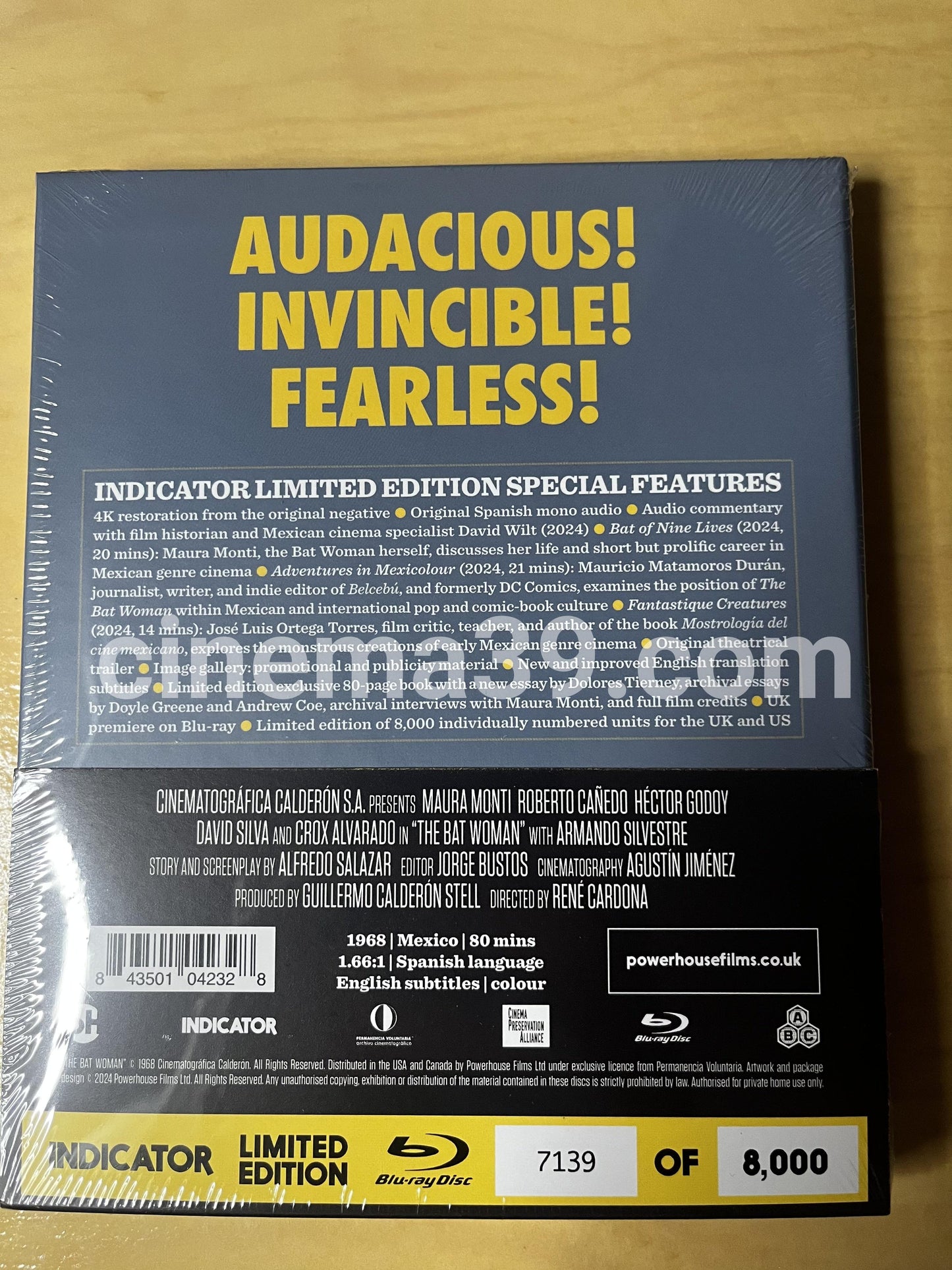 La Mujer Murciélago Película Blu-ray Edicion Limitada Indicator