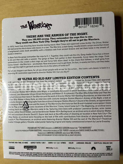 The Warriors Steelbook 4K Edición Limitada