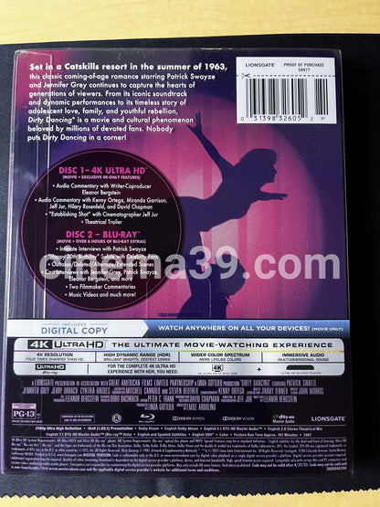 Dirty Dancing Steelbook 4K + Blu-ray