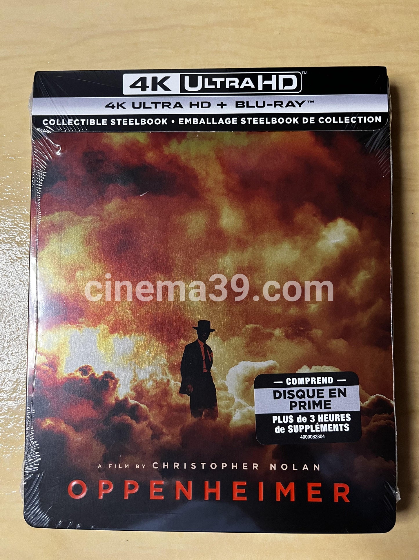 Oppenheimer Steelbook 4K + Blu-ray