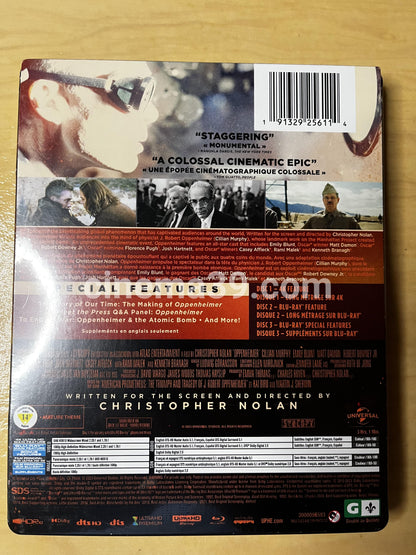 Oppenheimer Steelbook 4K + Blu-ray