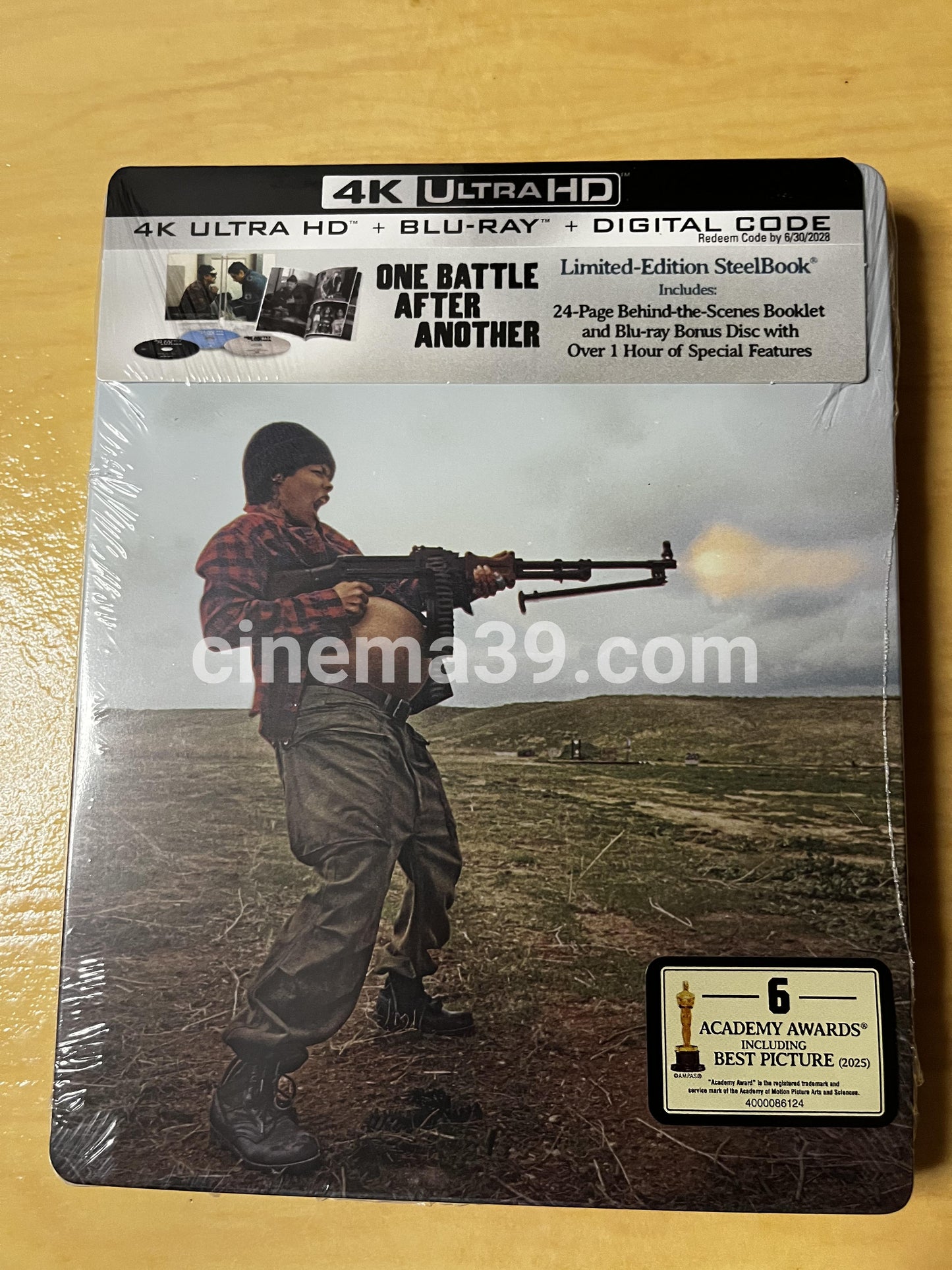 One Battle After Another Steelbook 4K + Blu-ray + Digital