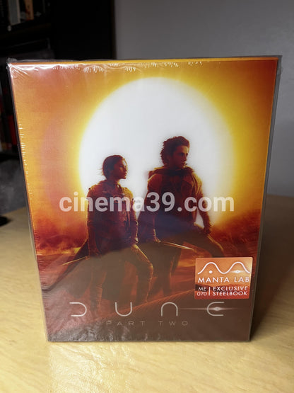 Dune: Part Two 4K Blu-ray Steelbook Manta Lab Exclusive ME#70 Double Lenticular Full Slip A