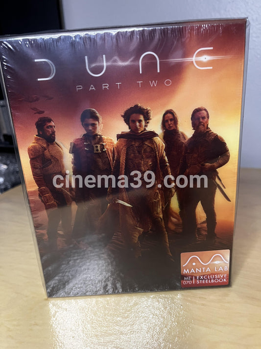 Dune: Part Two 4K Blu-ray Steelbook Manta Lab Exclusive ME#70 Double Lenticular Full Slip B