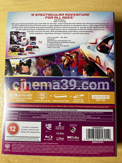 Speed Racer Película 4K Edición Limitada de Coleccionista