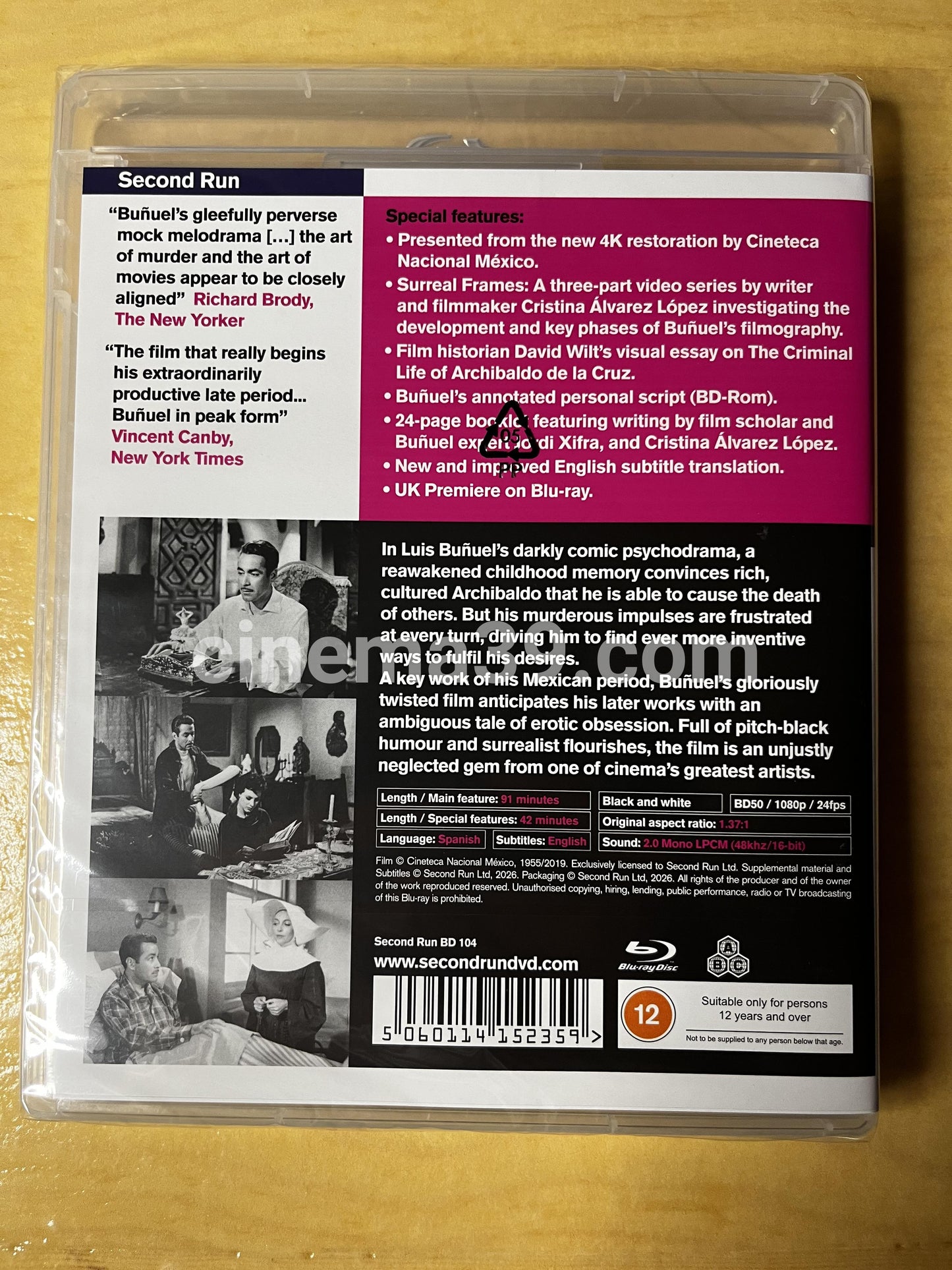La Vida Criminal de Archibaldo de la Cruz Película Blu-ray