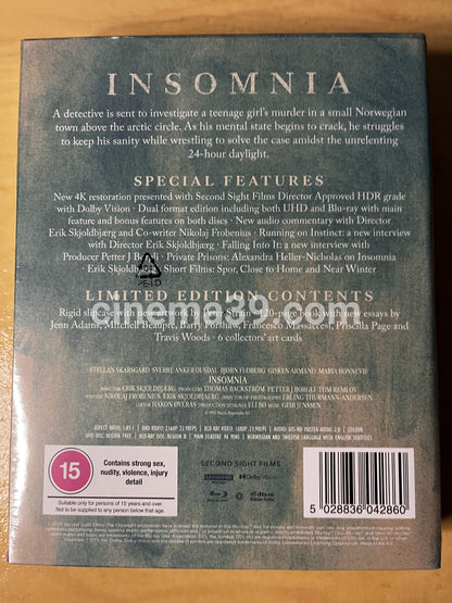 Insomnia Película 4K + Blu-ray Edición Limitada
