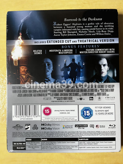 Nosferatu 4K Steelbook + Blu-ray Edición Limitada