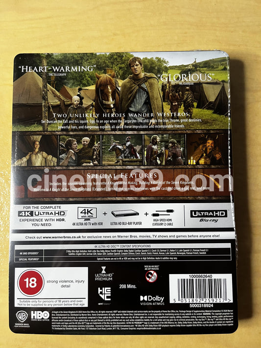A Knight of the Seven Kingdoms: Temporada 1 4K Steelbook