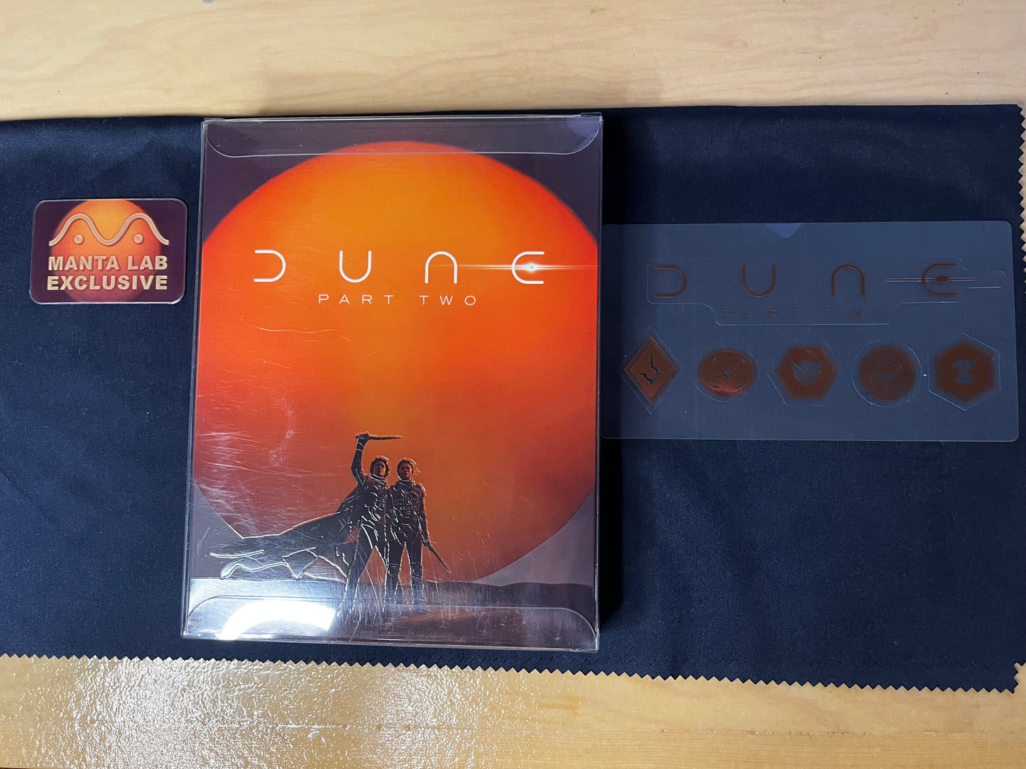 Dune: Part Two 4K Blu-ray Steelbook Manta Lab Exclusive ME#70 Full Slip